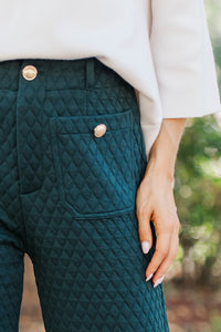 Follow Me To Forever Hunter Green Pants