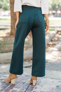 Follow Me To Forever Hunter Green Pants