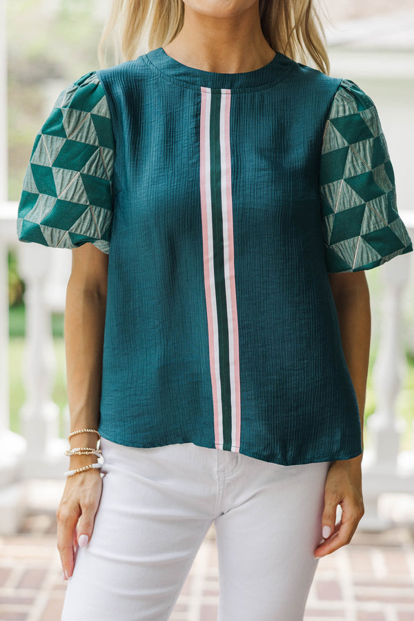 Worn Well Green Blouse