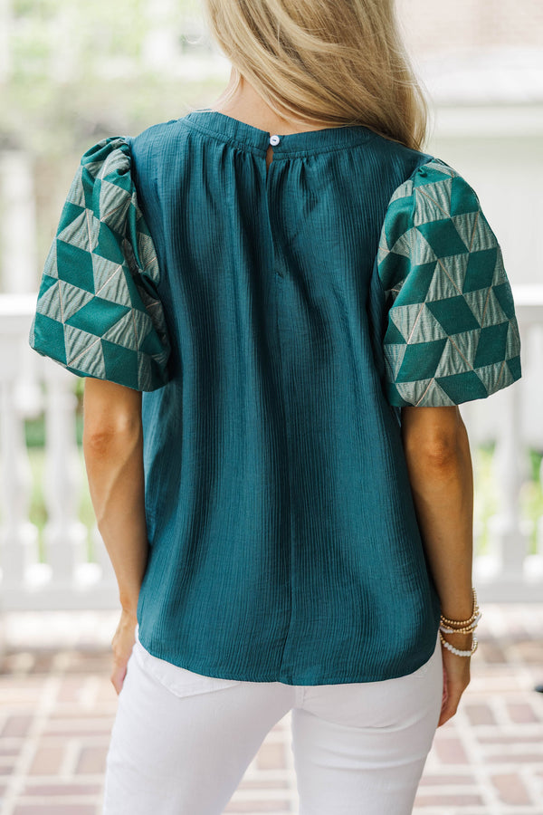 Worn Well Green Blouse