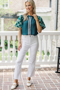 Worn Well Green Blouse