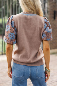 Morning Coffee Runs Mocha Sweater