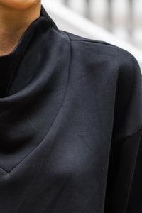 Working Late Black Long Sleeve Top