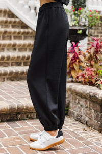 Walk Me Through It Black Trousers