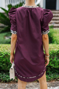 Pretty Paradise Plum Purple Dress