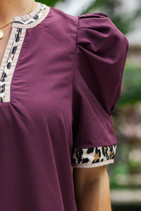 Pretty Paradise Plum Purple Dress