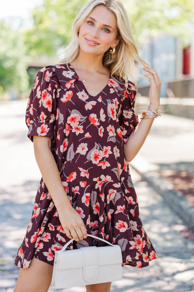 brown floral dress Garden Party – Shop the Mint Size:42w/32ins FW 21 Low Iron If Needed Buy Black/White Polka Dot
