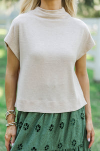 Sweet Like Honey Oatmeal Blouse