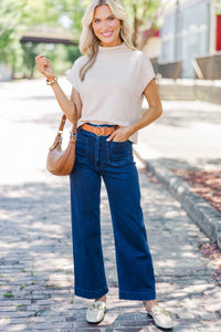 Sweet Like Honey Oatmeal Blouse