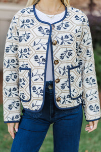 Cozy Up Buttercup Cream Embroidered Jacket