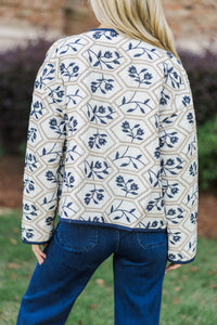 Cozy Up Buttercup Cream Embroidered Jacket