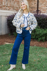 Cozy Up Buttercup Cream Embroidered Jacket