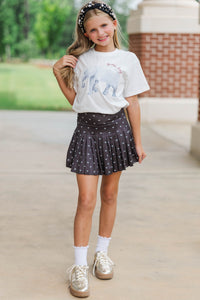 Girls: White Gameday Elephant Graphic Tee