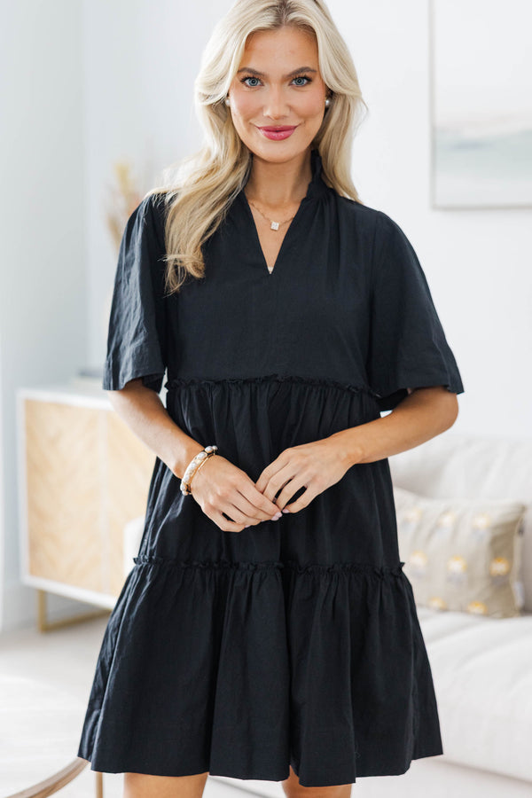 NURSING COLLECTION: Feeling Your Best Solid Black Dress, X-Large - The Mint Julep Boutique | Women's Boutique Clothing NURSING COLLECTION: Feeling Your Best Solid Black Dress, X-Large - The Mint Julep Boutique | Women's Boutique Clothing