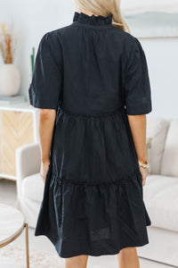 NURSING COLLECTION: Feeling Your Best Solid Black Dress