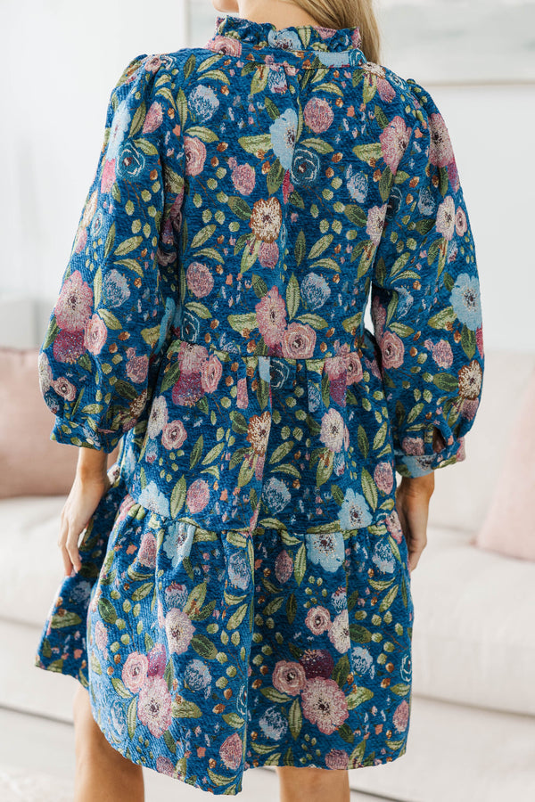 NURSING COLLECTION: Grace In Bloom Navy Floral Dress