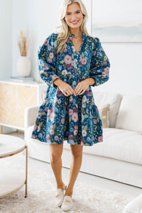 NURSING COLLECTION: Grace In Bloom Navy Floral Dress