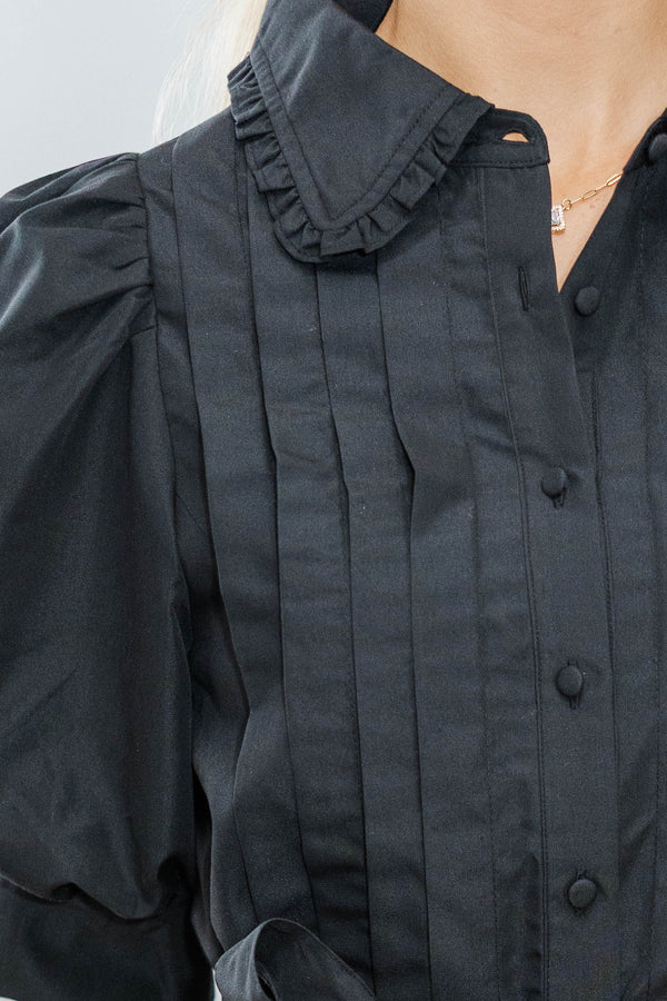 NURSING COLLECTION: Making Plans Black Dress