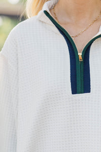 A Fresh Perspective White L/S Blouse