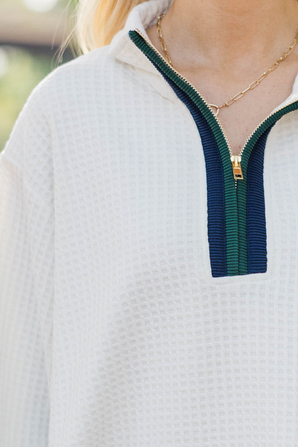 A Fresh Perspective White L/S Blouse