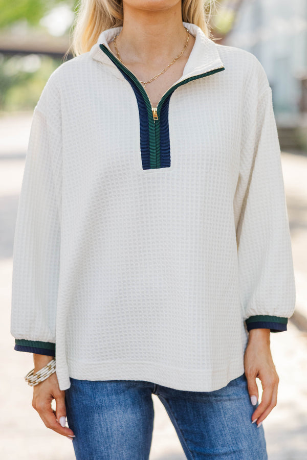 A Fresh Perspective White L/S Blouse