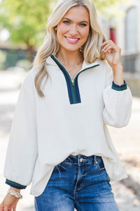 A Fresh Perspective White L/S Blouse