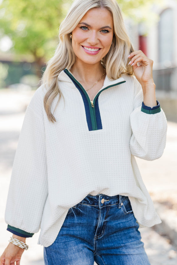 A Fresh Perspective White L/S Blouse