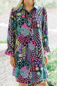 Everything Good Black Floral Dress