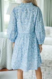 NURSING COLLECTION: A Timeless Love Blue Toile Dress