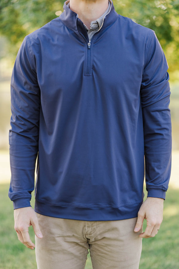 Mens: The Everyday Classic Navy Half-Zip Pullover