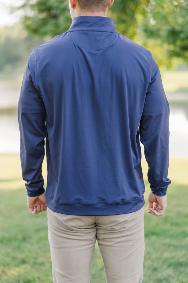 Mens: The Everyday Classic Navy Half-Zip Pullover