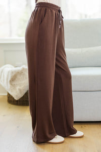 NURSING COLLECTION: Carry On Brown Knit Pants