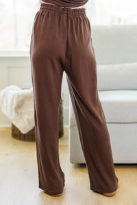 NURSING COLLECTION: Carry On Brown Knit Pants