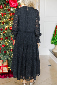 NURSING COLLECTION: What It Means Black Leopard Dress