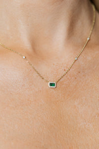 Bara Boheme: The Pine Emerald Necklace