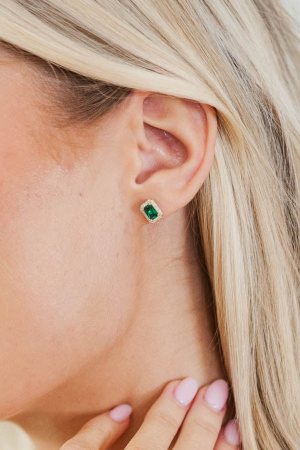 Bara Boheme: The Evergreen Emerald Earrings