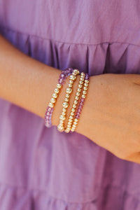 Girls: Lavender Daydreams Light Purple Bracelet Set