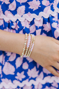 Girls: Sweet Like Candy Light Pink Bracelet Set