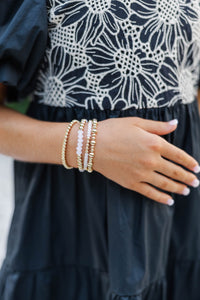 Girls: Vanilla Dreams White Bracelet Stack