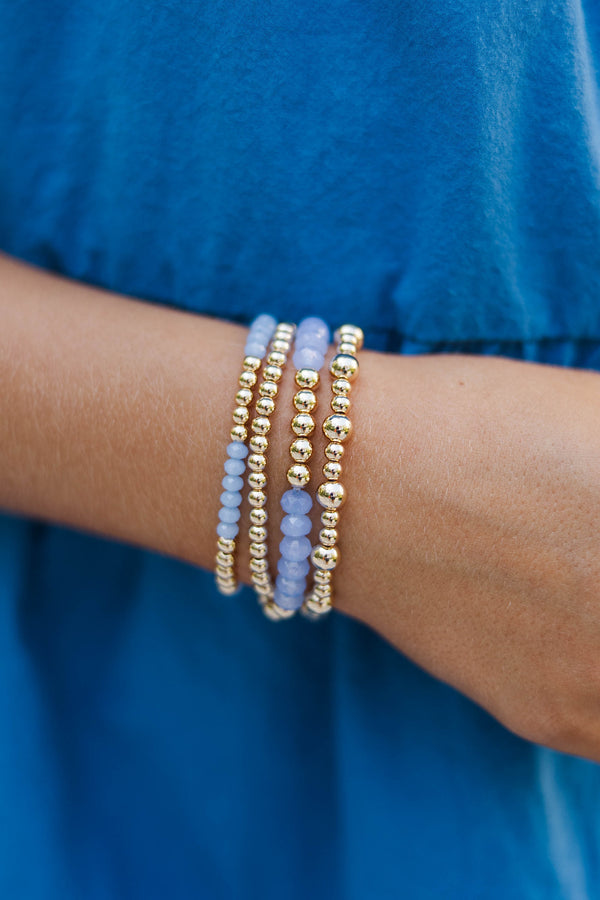 Girls: The Bluebell Bliss Blue Bracelet Set