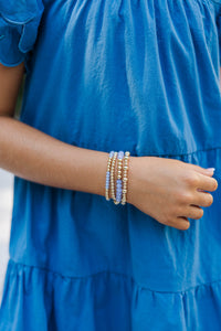 Girls: The Bluebell Bliss Blue Bracelet Set