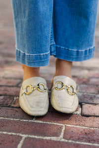 Just Glow With It Gold Flats