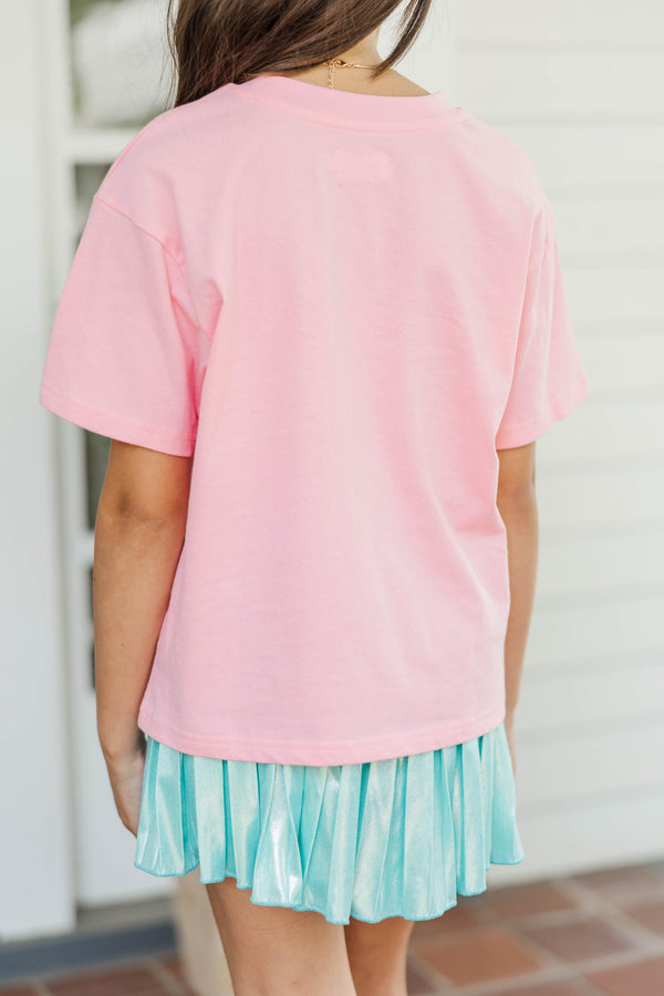 Girls: Books With A Bow Blush Graphic Tee