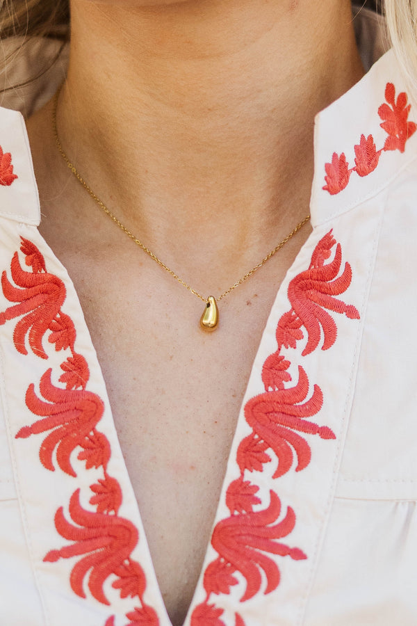 Lovely Little Thing Gold Necklace