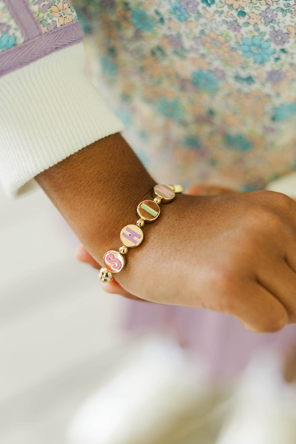 Girls: Affirmations Gold Shine Bracelet