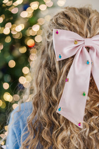 Girls: Sparkle & Shine Pink Hair Bow