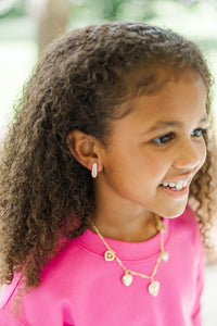 Girls: Pirouette Pink Earrings Set
