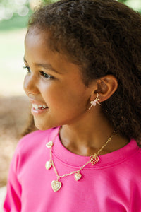 Girls: Pirouette Pink Earrings Set