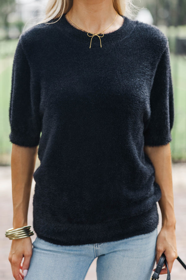 Simply Sophisticated Black Sweater