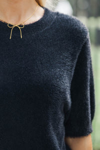 Simply Sophisticated Black Sweater